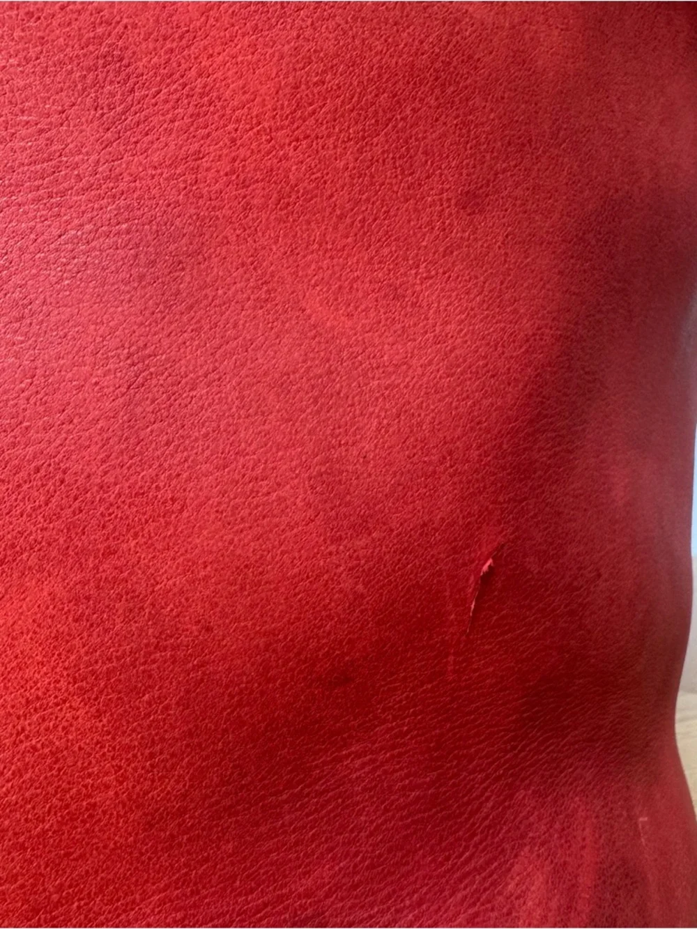 Vintage Coach Duffle Sac 9085 Red Leather Feed Sack XL Bucket Bag USA - Picture 5 of 15